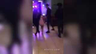 Girl  Slammed to the Floor Inside Mexican Club