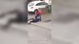 British woman attacked and stabbed with a knife by an African immigrant(repost)