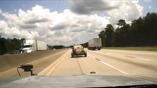 Truck Thief Goes on Hell of a Ride