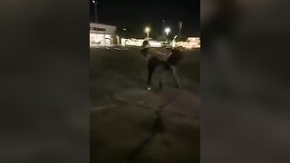 Dudes fight over chick