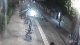 Filthy Homeless Bum Knocks Out Random Woman In Dystopian Portland