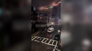 Boston Bouncer Tackles The Attacker