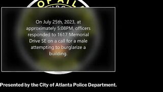 Homeless Criminal Armed With Machete Arrested By Atlanta Police
