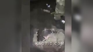 Video from the phone of dead mercenary