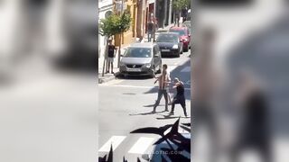 Belt vs. Machete: A Drunk Fight in Spain