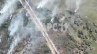 Destruction of Ukrainian infantry fighting vehicles in the Rabotino area