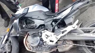 Biker Girl Left An Arm On Colombian Road