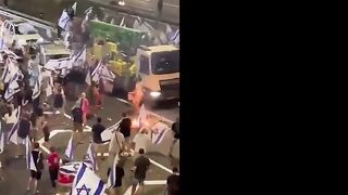Israel: Driver Slams Car Into Judicial Reform Protestors