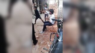 Indian Teacher Attacked By Goons