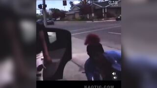 Dragged Out of A Car and Beaten Like a Bitch