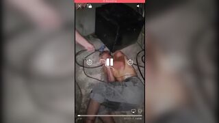 Guy gets electroshock treatment(repost)