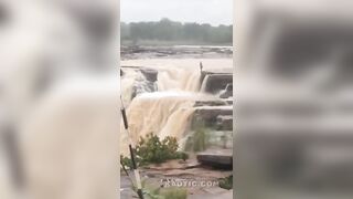 Woman Jumps off Waterfall After Family Dispute