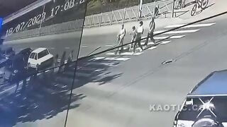Pedestrians Ran Over By SUV In Russia