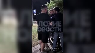 Fight knockout migrant attacked