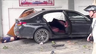 Lost Control BMW Killed Six In China