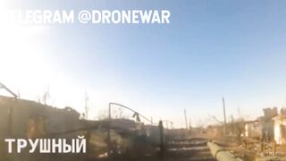 Tank explosion and fleeing crew