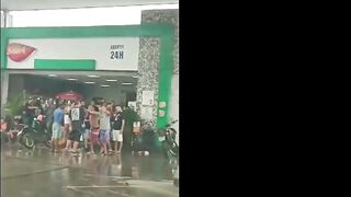 Man Stomped During Dispute At The Gas Station In Brazil