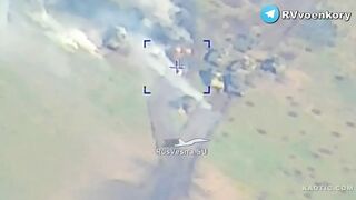 Another NATO armored vehicle is on fire in the fields of Ukraine