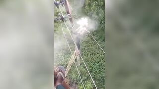 Electrical Worker Fried During Repair