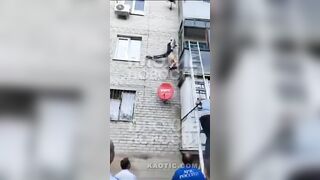 Drunken spiderman rescue