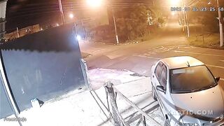 Casual Murder CCTV In Brazil