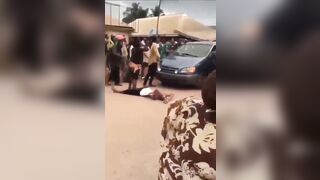 Nigerian Cops Run Over Handcuffed Man