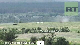 Ten Ukrainians exploded on a mine in an infantry fighting vehicle