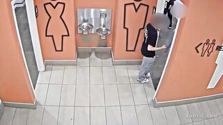 Teens robbed of their shoes by armed thieves inside restroom