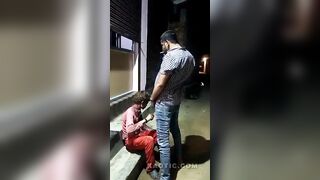 Brahmin Hindu urinates on poor man just because he is from a lower caste.