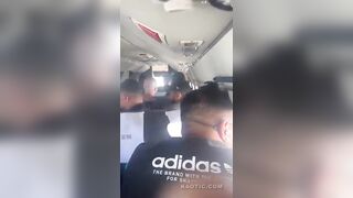 Plane door opened in flight