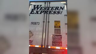 Trucker Freaks Out After His Vehicle Was Damaged
