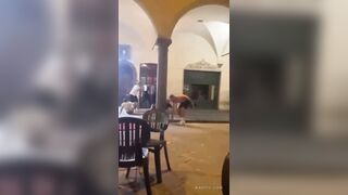 North Africans Battle in Pisa, Italy