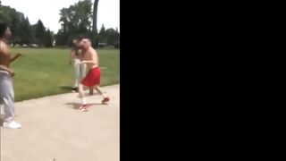 a fight in a basketball game
