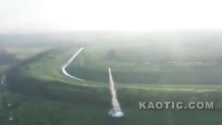 Ukrainian sources publish a video showing the supposed use of the mine clearing weapon UR-77 "Meteorit"