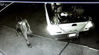 Seattle: thieves using truck to rip ATM from convenience store