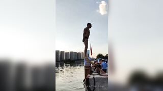 Probably Not His Greatest Dive