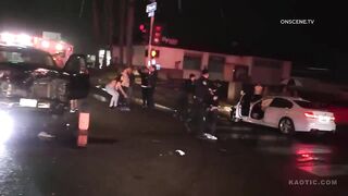 San Diego: Drunk Girls Fight Police After Car Wreck