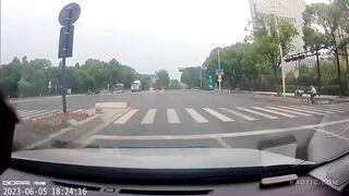 Careless Cyclist Destroyed