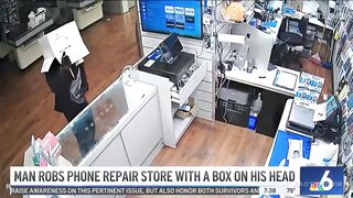 Florida Man Robs Phone Repair Store in Miami Gardens With a BOX ON HIS HEAD