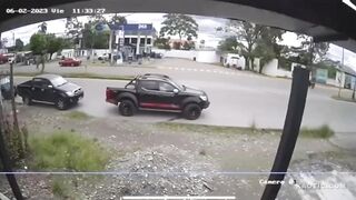 Man Sitting in His Truck Gets Riddled With Bullets