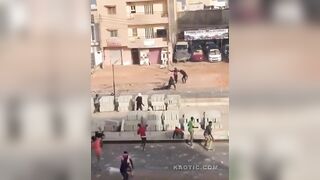 Rioting in Senegal