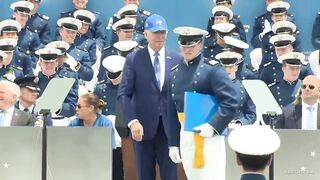 President Biden falls at Air Force Academy graduation