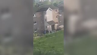 Glasgow Gang Machete Attack ( Bad Angle )