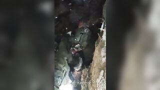 2 wounded invaders captured in their rat hole