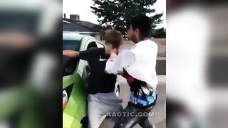 Classic Fight in the Parking Lot