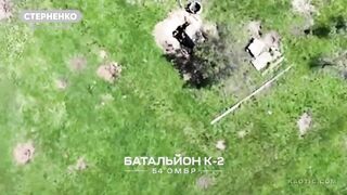 Invaders destroyed by Ukrainian FPV drone