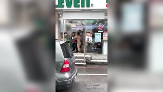 Chinese Police Fuck Up Guy Trashing a 7-11