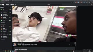 Racist Streamer "Johnny Somali" Gets Pressed in Japan