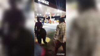 Motorcycle Thief Screams In Pain