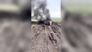 Ukrainian burnt out at work